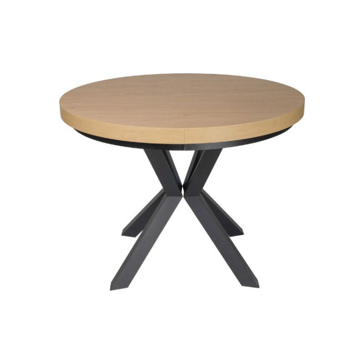 Stół okrągły rozkładany Riva Plus 110+2x50/110cm dla 5-9 osób