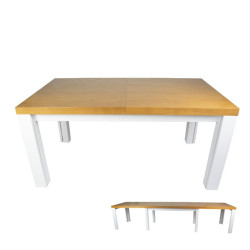 Stół rozkładany Bergen 200/400 x 100cm 8 nóg na 4 do 12 osób