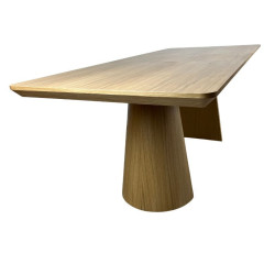Stół  fornirowany dębowy nowoczesny CONE – designerski stół do jadalni