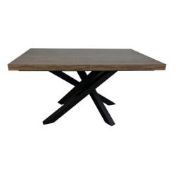 Stół loftowy rozkładany Stellar 140/220 x 80 dla 6-8 osób - nogi pająk