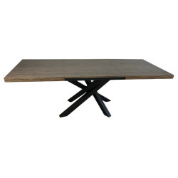Stół loftowy rozkładany Stellar 140/220 x 80 dla 6-8 osób - nogi pająk