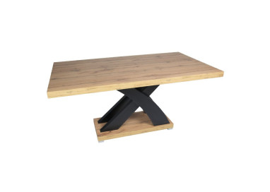 Stół loftowy rozkładany Xander 140/220 x 80 cm dla 6-8 osób - noga X