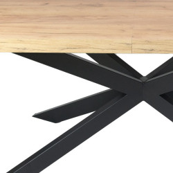 Stół loftowy rozkładany Stellar 140/220 x 80 dla 6-8 osób - nogi pająk