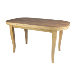 Stół rozkładany owalny Rivo 140/180 x 80 cm dla 6-8 osób - noga gięta