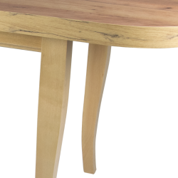 Stół rozkładany owalny Rivo 140/180 x 80 cm dla 6-8 osób - noga gięta