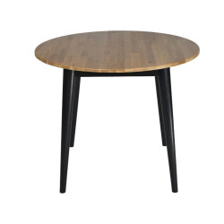 Okrągły stół Nobile dla 4-5 osób - dębowy blat, skandynawski styl