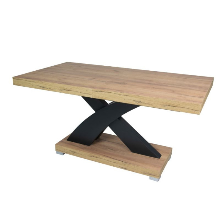 Stolik kawowy rozkładany Xavier 120/180 x 65cm - noga X