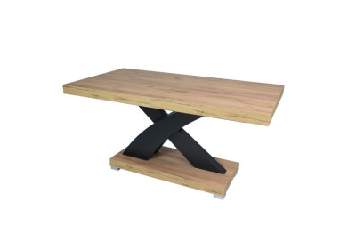 Stolik kawowy rozkładany Xavier 120/180 x 65cm - noga X