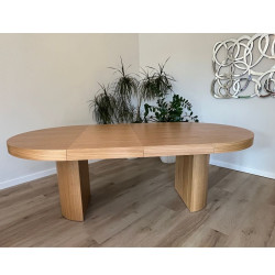 Stół okrągły rozkładany  Wiktoria  100/200 x 100 cm dla 4-8 osób