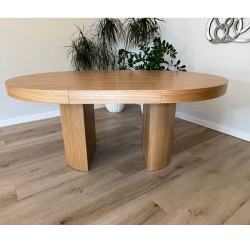 Stół okrągły rozkładany  Wiktoria  120/220 x 120 cm dla 6-12 osób