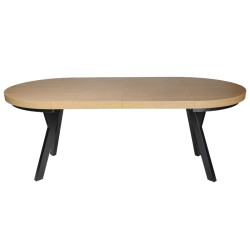 Stół okrągły rozkładany Riva Plus 100/200 x 100 cm dla 4-8 osób