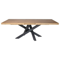 Stół loftowy rozkładany Stellar 140/220 x 80 dla 6-8 osób - nogi pająk