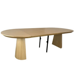 Stół okrągły rozkładany Sophia 45  120+3x50/120cm dla 6-12 osób