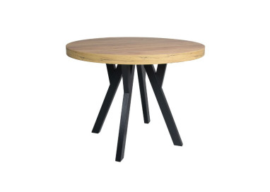 Stół okrągły rozkładany Nova Plus 100+3x50/ 100 cm dla 4-10 osób