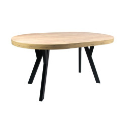 Stół okrągły rozkładany Nova Plus 120+2x50/ 120 cm dla 6-10 osób