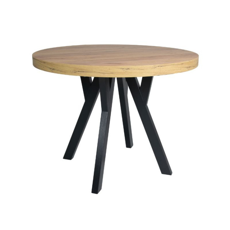 Stół okrągły rozkładany Nova Plus 120+2x50/ 120 cm dla 6-10 osób